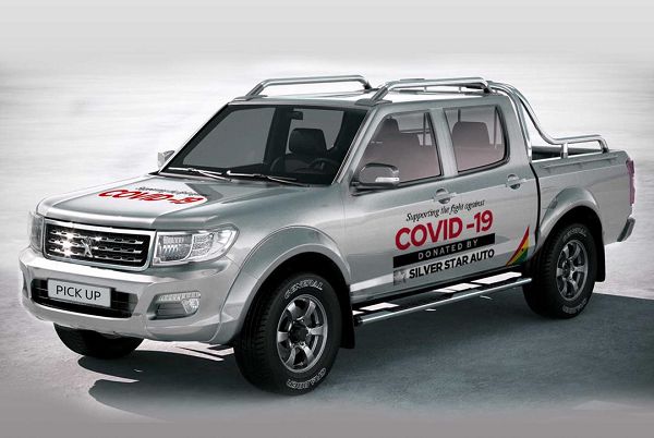 Kalmoni Group donates Peugeot pickup to help fight Covid-19