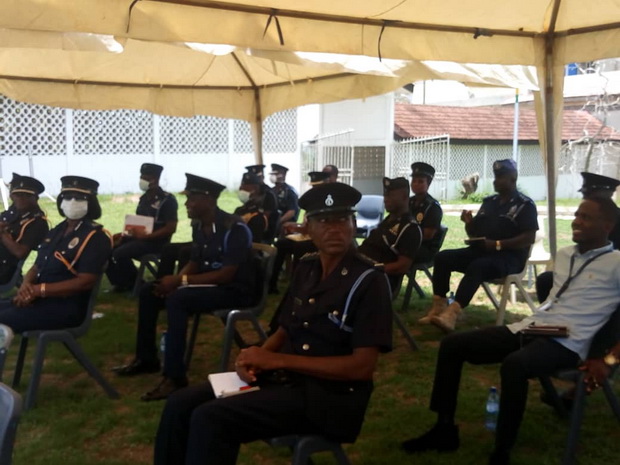 A section of security personnel at the meeting