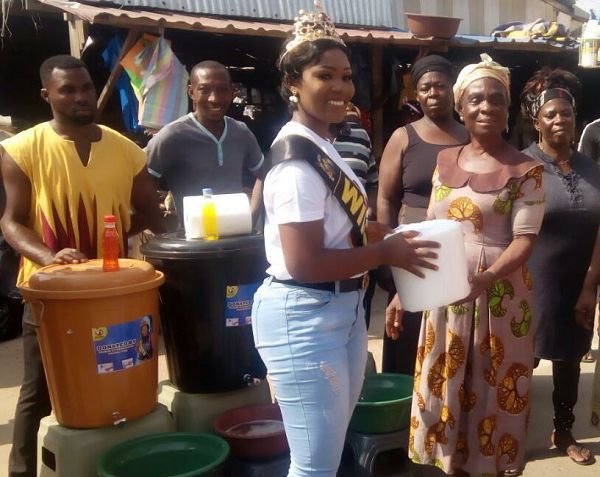 Ekua of Ghana's Most Beautiful fame supports COVID-19 fight 
