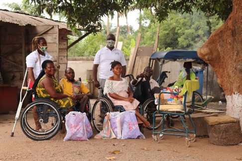 COVID-19: Talent Hour gives food to persons with disabilities 
