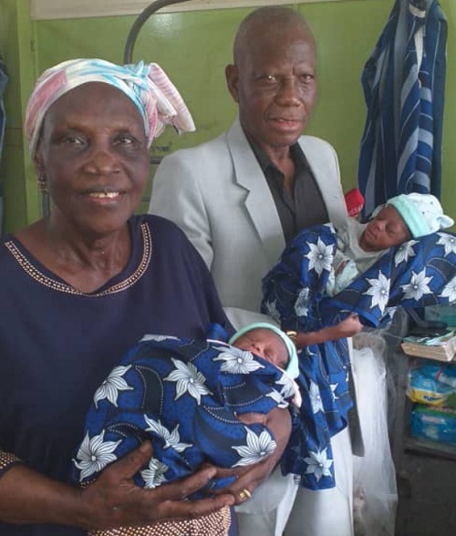 Nigerian couple waited 43 years before conceiving twins