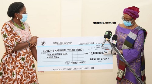 The Bank of Ghana donated GH¢10 million to the fund.