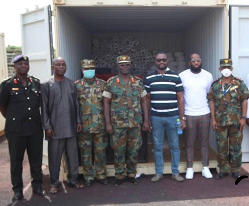 Legon Cities FC and CareWorld Global supports 37 Military Hospital COVID-19 Treatment Centre