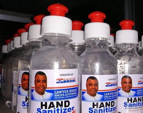Bekwai: Lawyer Kwasi Amofa-Agyemang donates items to combat COVID-19