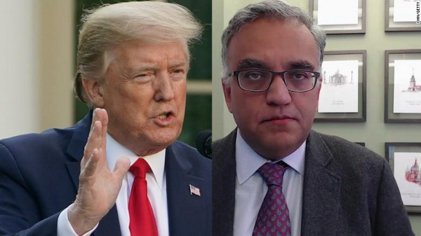 Dr. Ashish Jha, the director of Harvard's Global Health Institute, says that US coronavirus testing is inadequate and needs to more than double to reopen.