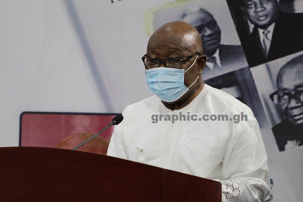 The Speaker of Parliament, Prof. Aaron Mike Oquaye