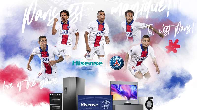 Hisense announces global partnership with Paris Saint-Germain