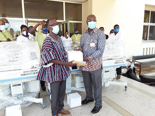 Bonaboto-UK branch donates incubators to Upper East regional hospital
