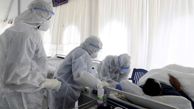 Field hospitals, like this one in Kenya, have been set up in several countries on the continent. Pix by Reuters