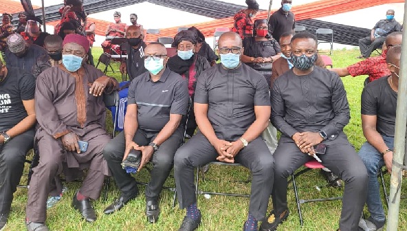 A GFA delegation led by Kurt Okraku were present