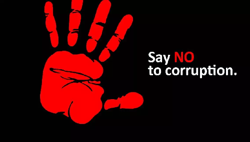 Say no to corruption