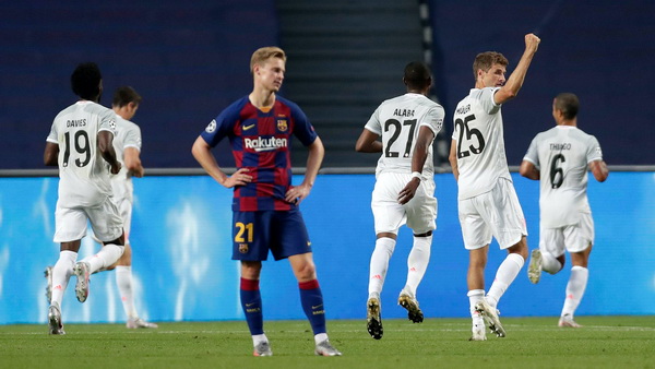 Pummelled beyond belief - Barca 2 - 8 Bayern 
