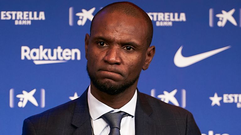  Eric Abidal: Barcelona terminate sporting director's contract