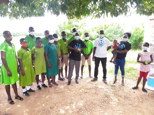 DNI Foundation donates sanitary pads and other items to Gbeogo School for the Deaf in Upper East