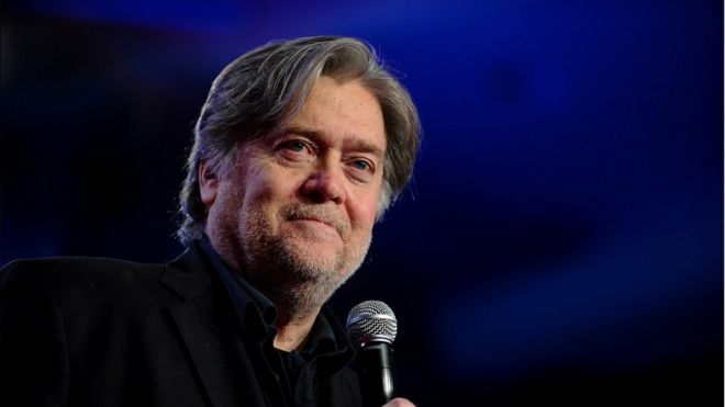 Mr Bannon was once one of President Trump's most trusted advisers