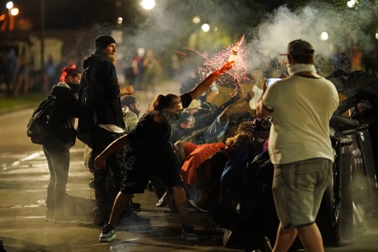 Two people have been killed and one injured during a third night of unrest in the US city of Kenosha,