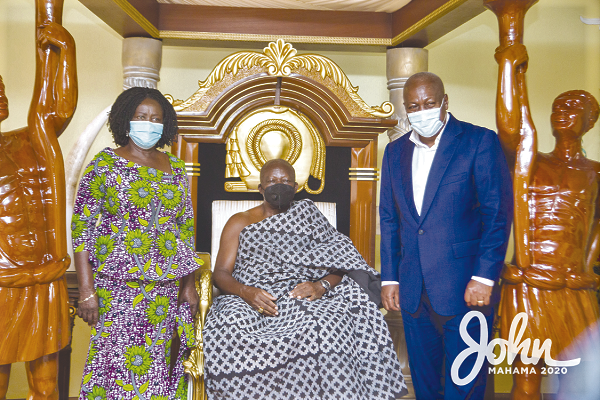 Run-up to elections:  Asantehene advises parties to avoid violence