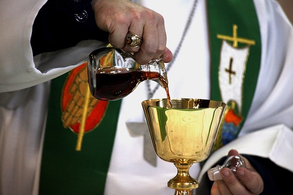 The accused stole a communion bowl