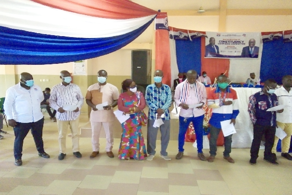  Some of the campaign team members of the New Juaben South Constituency 