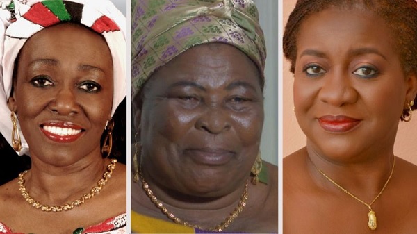 The three women are on the ballot papers as presidential candidates for their parties