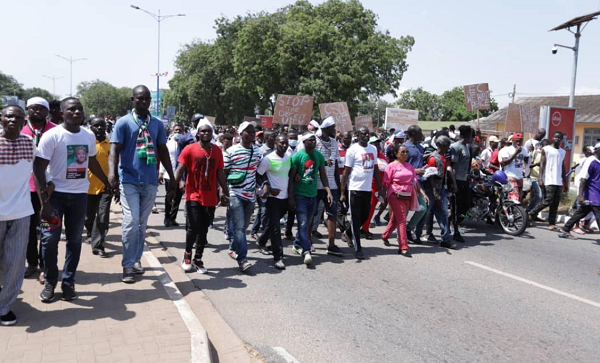 LIVESTREAM: NDC supporters mass up at EC office