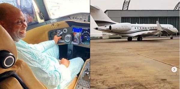 Davido's father acquires new private jet