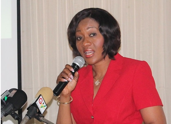 Chairperson of the Electoral Commission, Mrs Jean Mensah