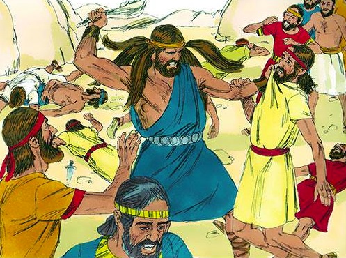 Sampson, the great fighter and deliverer of Isreal
