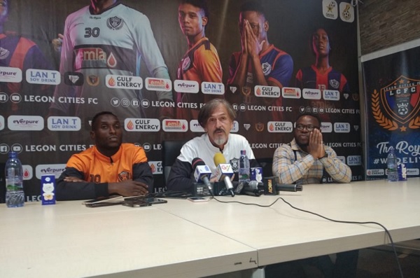 From L-R, Jeffrey Degorl,  Goran 'Kuc' Barjaktarević and Kwame Dwomoh Agyemang.