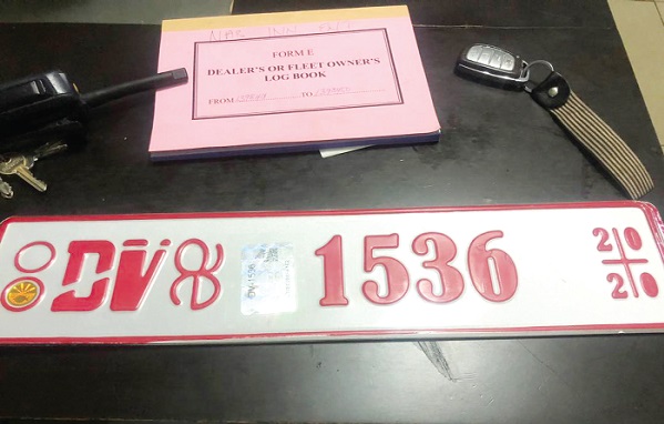 A sample of the new DV plate