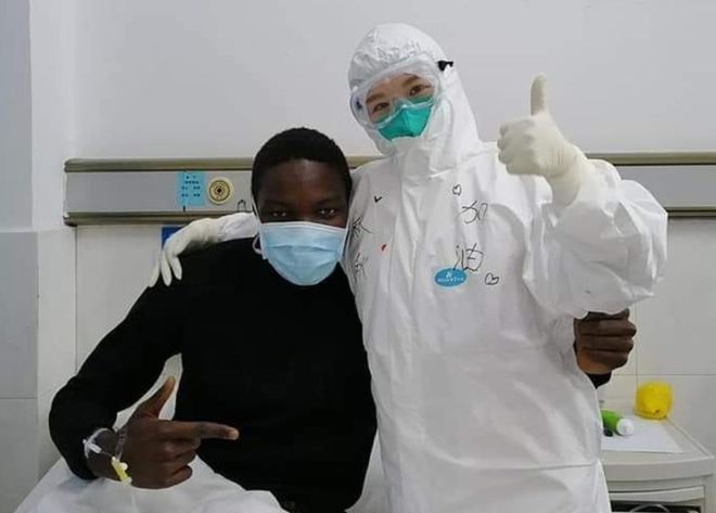  Kem Senou Pavel Daryl is the first African to contract the virus in China 