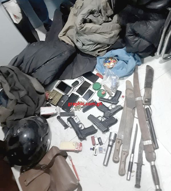  Some of the items found in the suspect’s possession