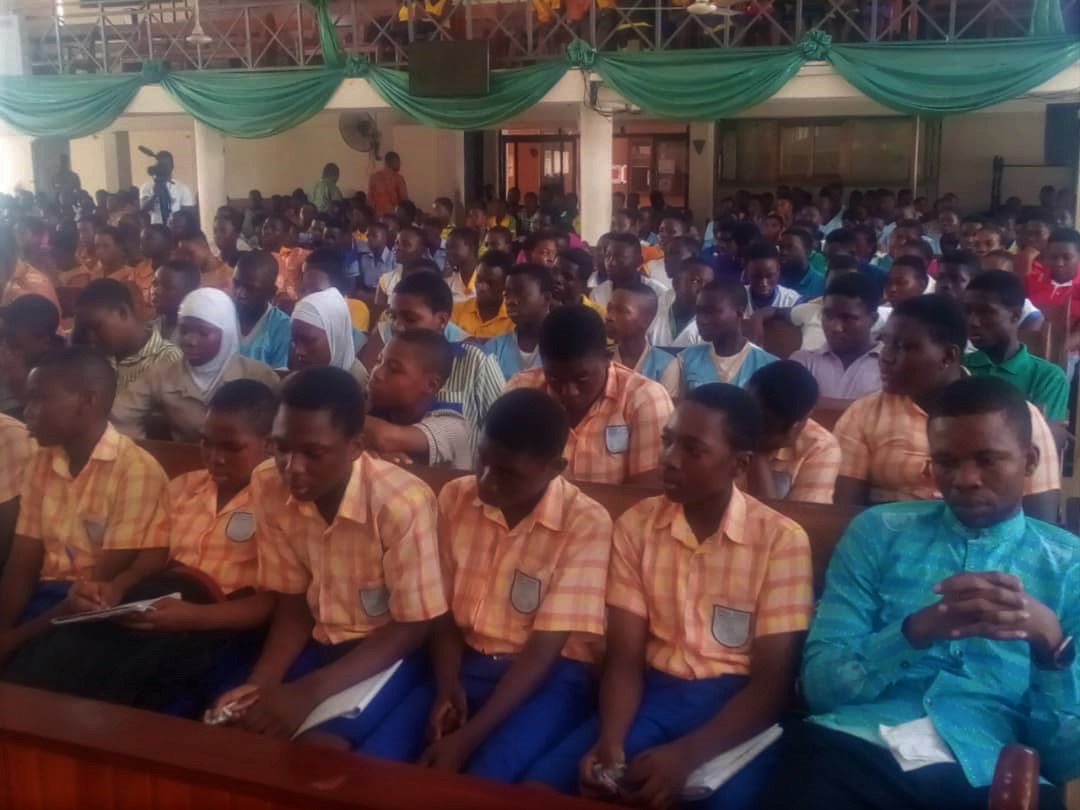 A section of the students at the event