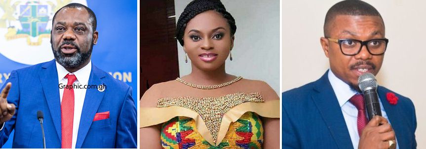 Mathew Opoku Prempeh, Adwoa Safo and Prince Hamidu 