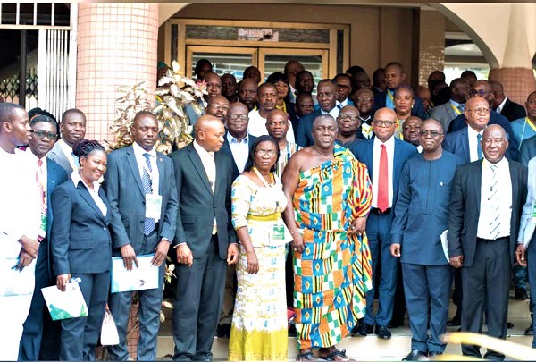 Participants after the annual conference of the Controller and Accountant-General’s Department in Takoradi