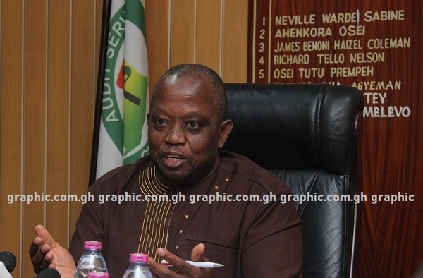Auditor-General, Mr Daniel Domelevo