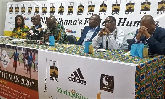 Nana Bediatuo Asante (3rd left) speaking at the launch of the programme