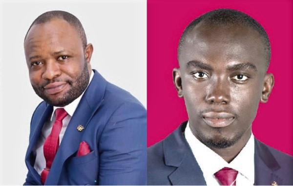 Mr Collins Owusu Amankwah, the incumbent (left) and Mr Akwasi Konadu