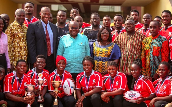 President Akufo-Addo gives Ghana Rugby $100,000 boost