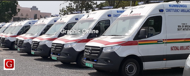 Constituency Ambulances being readied for distribution