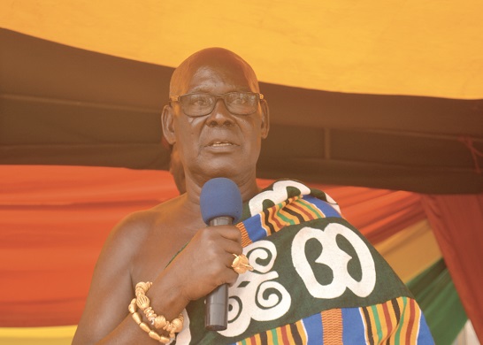 Nana Owusu-Nsiah speaking at the event