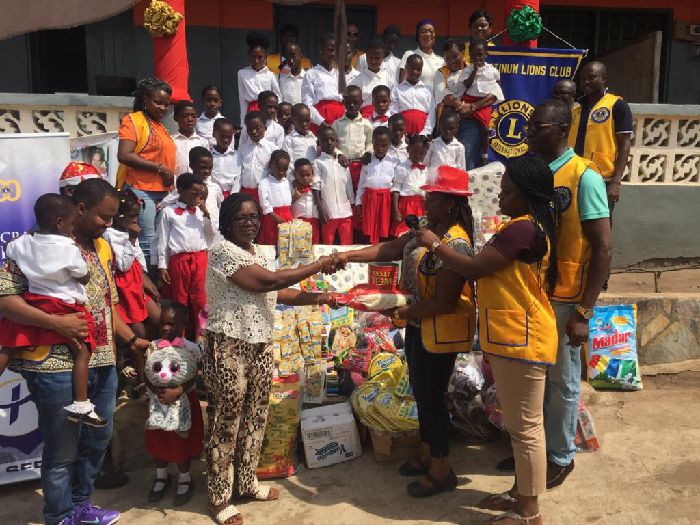 Accra Platinum Lions Club supports Trinity Home Academy