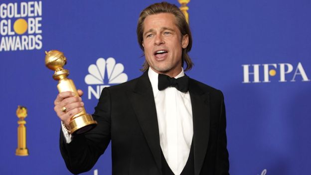 Brad Pitt won one of three awards given to Once Upon a Time In Hollywood