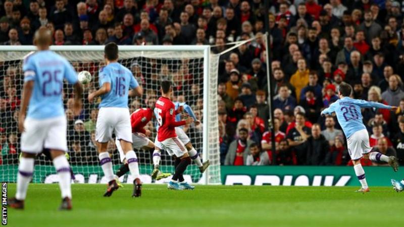 Bernardo Silva is the first Manchester City player to score in consecutive appearances against Manchester United at Old Trafford since Sergio Aguero between 2011-2015 (three games)