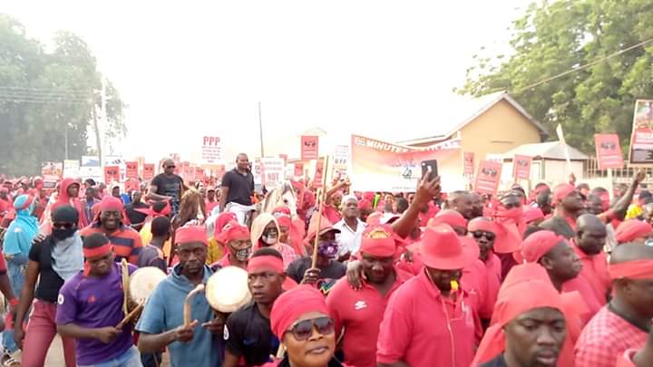 Protest march in Tamale against EC’s plan for new voters register 