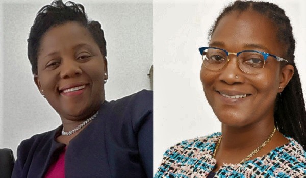 Mrs Ansah (left) Dr Amuah (right)