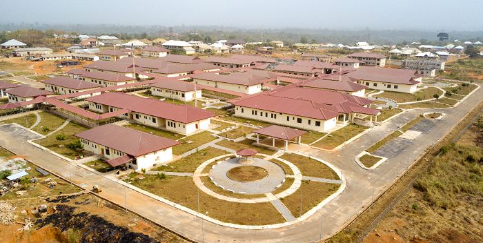  Aerial view of the Tepa Hospital