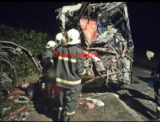 Komenda junction accident death toll now 35; NRSA to control operations of commercial drivers