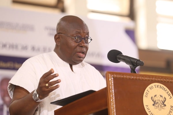 President Akufo-Addo speaking at the 71st New Year School. Picture: SAMUEL TEI ADANO