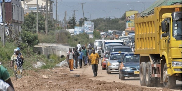 The gridlock on Mallam-Kasoa road